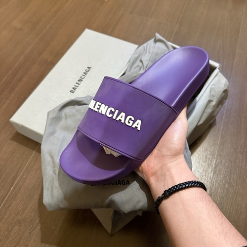 Balenciaga pool slide purple - balenciaga,