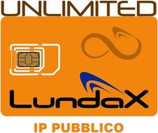 SIM ILLIMITATA DATI Con IP PUBBLICO L’Unica Vera Illimitata Non Si Ferma