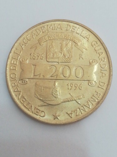 Moneta 200 lire centenario - moneta,