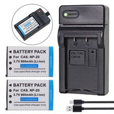 2x Batteria per Casio Exilim
