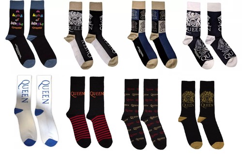 Queen official logo socks - official,