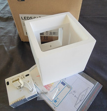Leds C4  Applique murale carrée Ges Blanc Neuf 