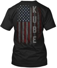 T-shirt Kube Family bandiera americana made in USA taglia dalla S alla 5XL