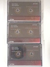 Lotto 3x TDK SF 60 90 100 TIPO