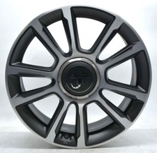 4 cerchi lega fiat 500 abarth new r17 antracite diamantato lt000319