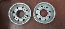 COPPIA CERCHI CMR 12 X 4.5 - 12 X 450 FIAT 500 D'EPOCA SABBIATI E VERNICIATI