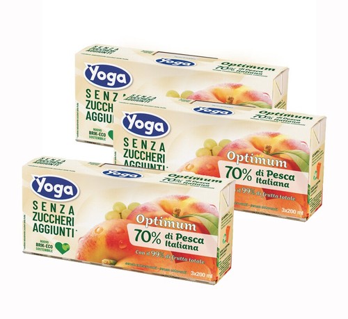 Succo frutta yoga pesca 9 - succo, di