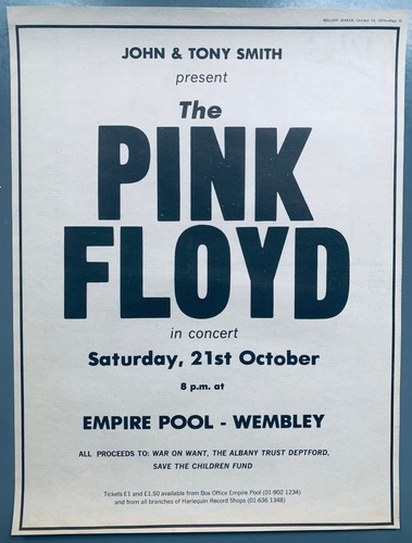 Pink floyd 1973 poster - floyd,