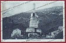 PORDENONE TRAVESIO 05 Fraz. TOPPO - FORNACE LATERIZI INDUSTRIA Cartolina 1928