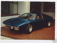 CARTOLINA AUTO LAMBORGHINI URRACO P250 8 cil