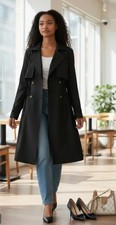 Elegante cappotto stile trench