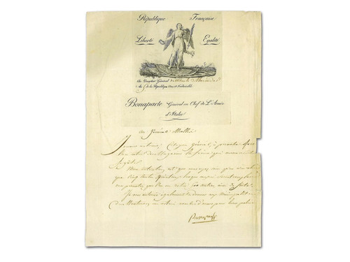 Napoleon bonaparte hand signed - napoleon,
