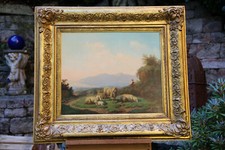 Quadro romantico paesaggio