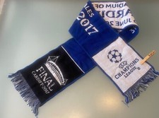 32- Sciarpa Finale CHAMPIONS LEAGUE 2007 Cardiff Juventus Real Collezione Calcio