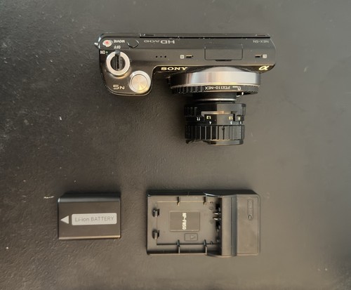 Sony nex con obiettivo - 5n,