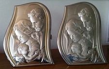Capezzali in argento Sacra Famiglia