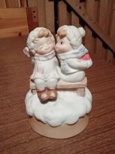 Carillon vintage Bambini con la neve