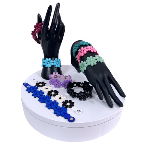 Bracciale braccialetto fiori - bracciale,