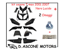 KIT CARENE TMAX 2001 2002 2003 2004 2005 2006 2007 NERO LUCIDO YAMAHA 12 PEZZI