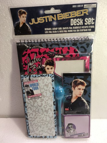 Justin bieber set scrivania - justin,