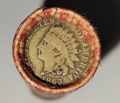 1863 rame nichel testa - , indiana