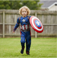 Kids captain america muscle - kids,