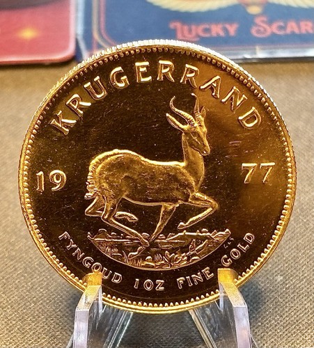 Moneta oro krugerrand - moneta, d'oro🇿🇦krugerrand