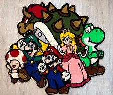 Tappeto Super Mario trapuntato