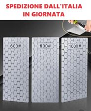 Pietra diamantata a nido d'ape per affilare coltelli forbici scalpelli ecc.
