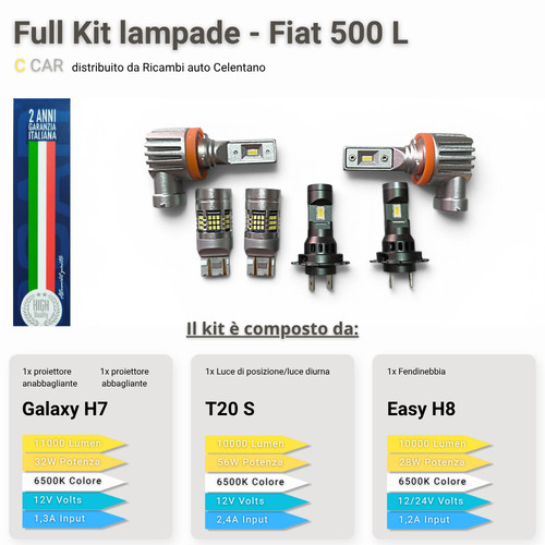 Kit led fiat - led,