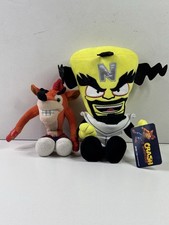 Crash Bandicoot Dr Neo Cortex Peluche Giocattolo Morbido 25° Anniversario