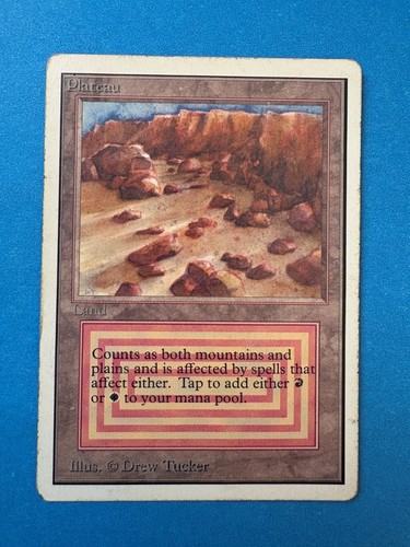 Mtg unlimited edition plateau - mtg, edition,