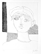 Franco gentilini ragazza con - franco, "ragazza