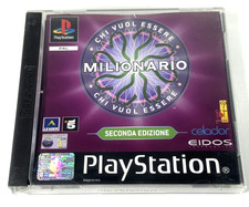 CHI VUOL ESSERE MILIONARIO? SECONDA EDIZIONE  PS1 SONY PLAYSTATION PAL ITA COMPL