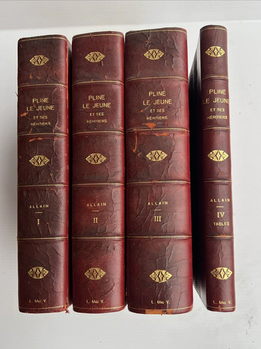 Antique books pline le - -, jeune