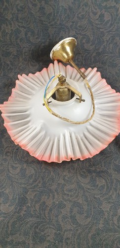 Vecchio lampadario vetro - in,