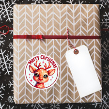 Adesivo renna natalizia