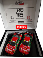 Ferrari F40 - Brummel 1995 Twin Pack RevoSlot RS0225 1/32 Slotcar