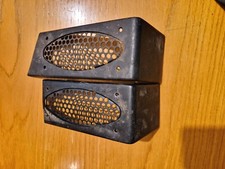 Coppia Griglia Coperchio Cassa Altoparlante Autoradio Autovox per auto d'epoca