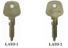 Chiave grezza originale Silca AU1 per auto epoca innocenti Mini 850 1000 Cooper