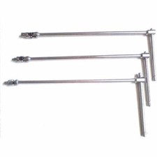 SET  3pz CHIAVI A T SNODATA LUNGA BUSSOLE ATTACCO QUADRO 1/2" 1/4" 3/8"