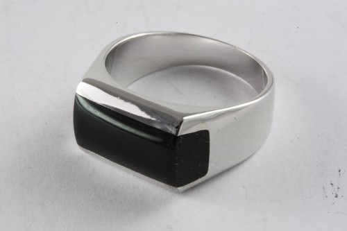 Anello massiccio uomo con - anello,