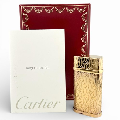 Accendino gas cartier godron - a,