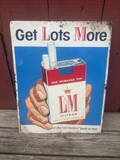 Insegna vintage L&M sigarette