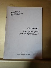Dati Riparazioni Autocarri Fiat 50 NC Direzione Assistenza Tecnica Fiat 1973