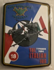 Italian Air Force & RAF IX(B) Sqn Eurofighter Typhoon FGR4 Italian Job PVC Patch