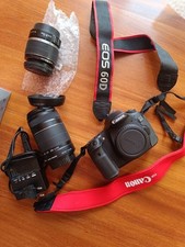 Canon EOS 60D + obiettivi 18-55 e 55-250 mm+SD 8GB Pochissimi Scatti+Accessori