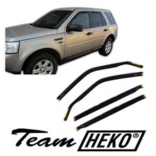 Deflettori Aria Per Rover Freelander 2007-2016 Set 4 Antiturbo Antivento Heko