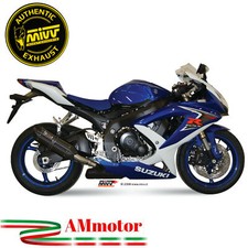 Mivv Suzuki Gsx-R 750 2008 Terminale Di Scarico Moto Marmitta Suono Inox Nero