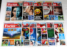 PRL) FOCUS LOTTO 11 RIVISTE LOT MAGAZINES 2016 GEO SCIENZA SCIENCE TERRE MONDO
